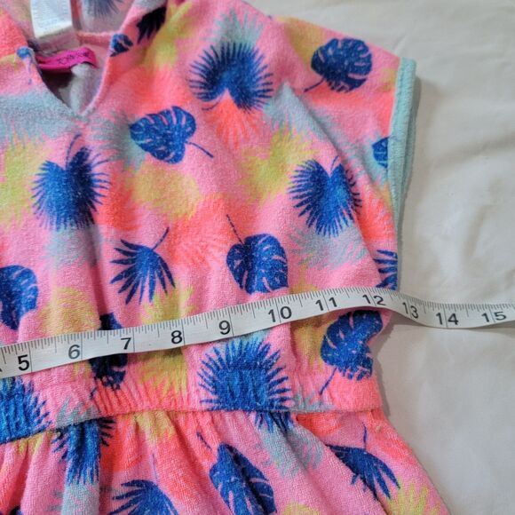 Betsey Johnson Girls Size Medium Swim Cover Terry Cloth Tropical Beach Vacation - Picture 6 of 6